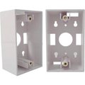 Chiptech, Inc Dba Vertical Cable Electrical Box, Junction Box, 1 Gang 022-118WH